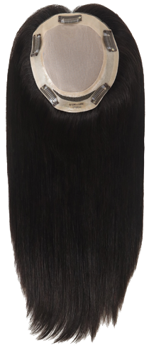 16" Silk-Top Human Hair Topper for Women | 5.5"x6.5" — product view