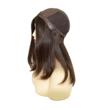 7"/9" Silk-Top Human Hair Wig for Women — product view