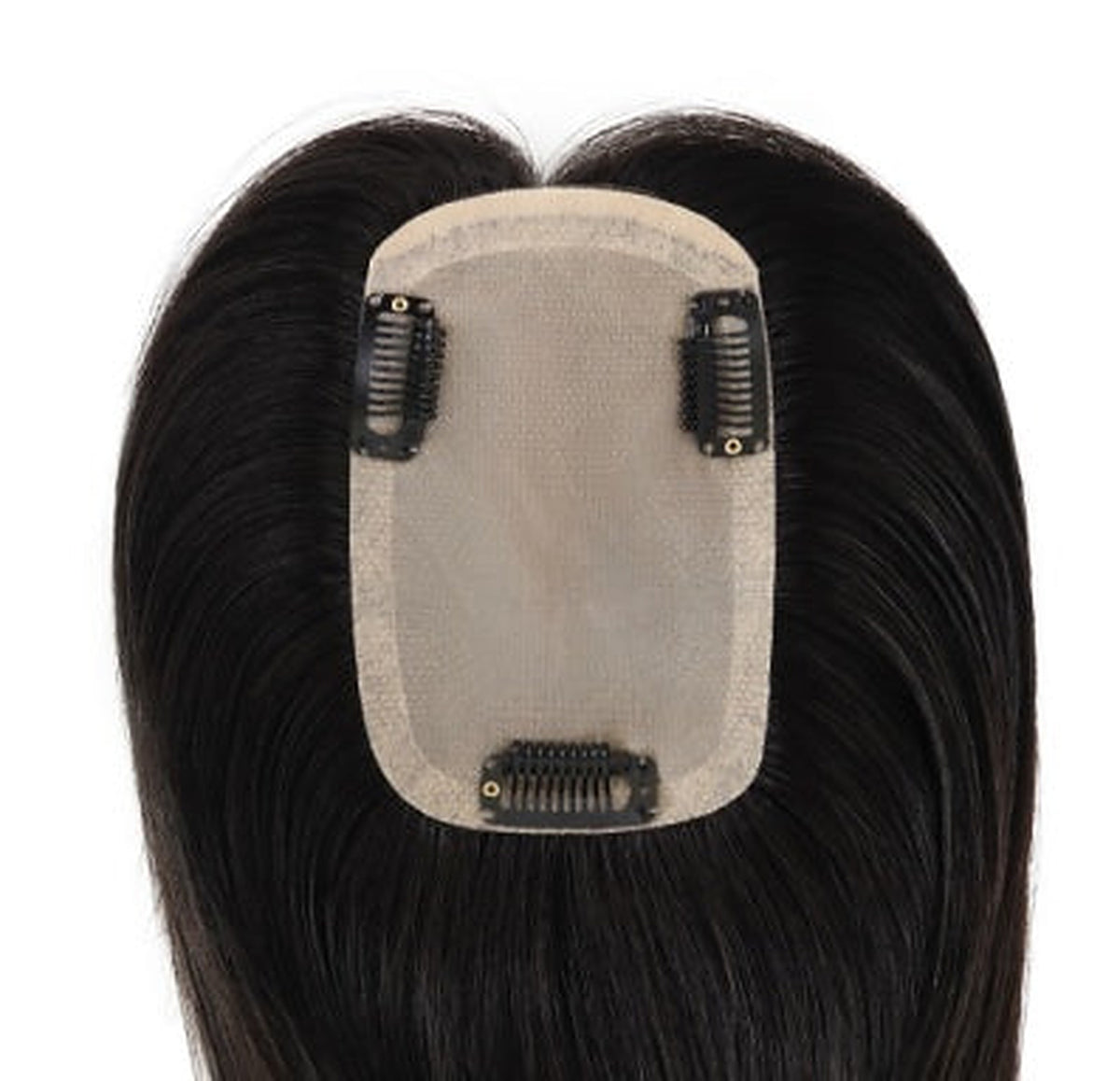14"/16" Silk-Top Human Hair Topper for Women | 8cm x 13cm — product view