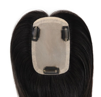 14"/16" Silk-Top Human Hair Topper for Women | 8cm x 13cm — product view