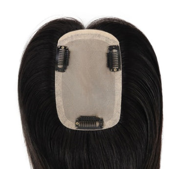 14"/16" Silk-Top Human Hair Topper for Women | 8cm x 13cm — product view