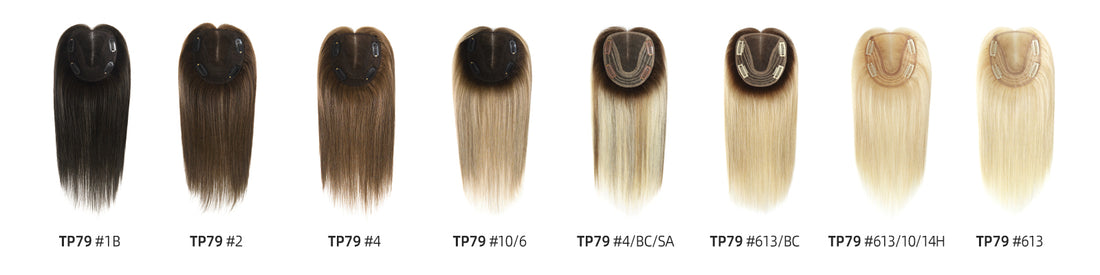 12" Lace Human Hair Topper for Women | 4.5"x5" — product view