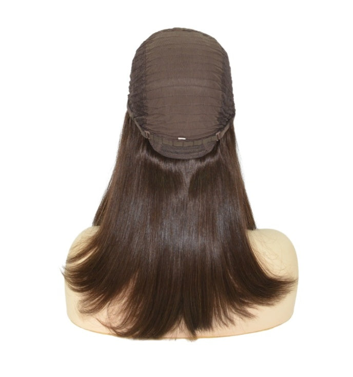 7"/9" Silk-Top Human Hair Wig for Women — detail view 2