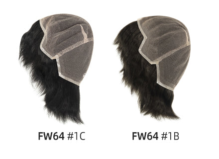 6" Lace Human Hair Wig for Women — detail view 3