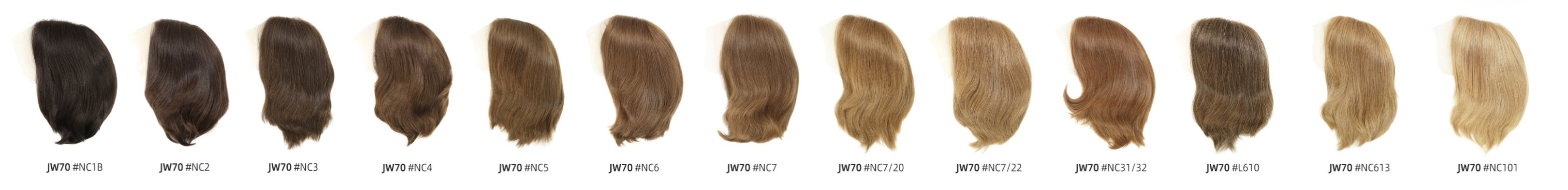 7"/8" Mono-Top Human Hair Wig for Women — detail view 3