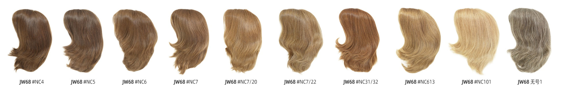 7"/9" Silk-Top Human Hair Wig for Women — detail view 4