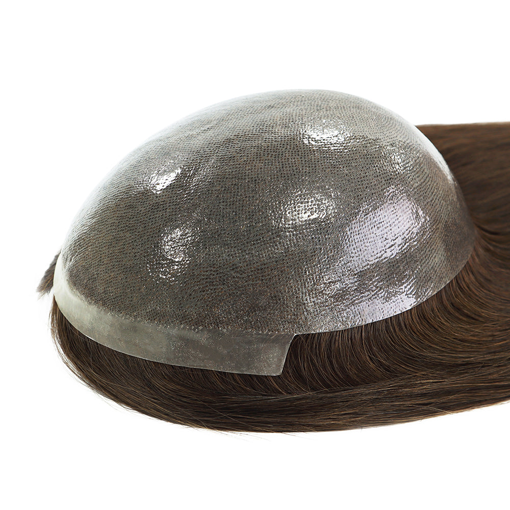 Mocny, wiązany topper damski na całą głowę z bazą polyskin 16" 18"