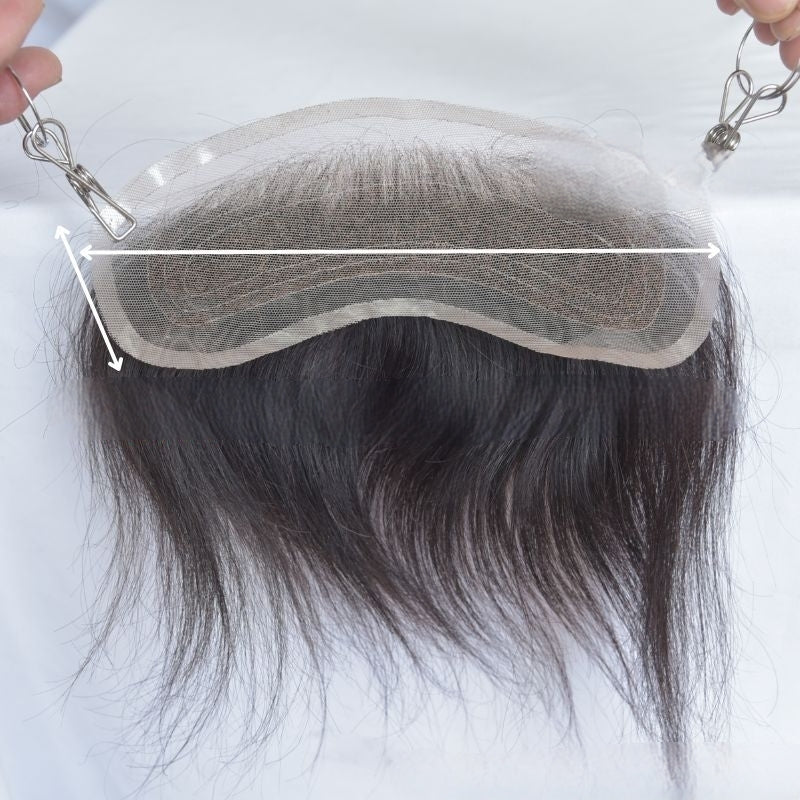 Férfi elülső csipkés hajpótlás visszahúzódó homlokvonalhoz