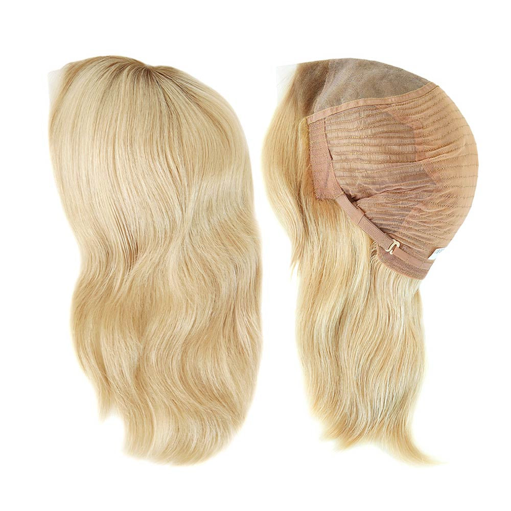 9 Inches Mono Top Wig French Lace Front Women Wig