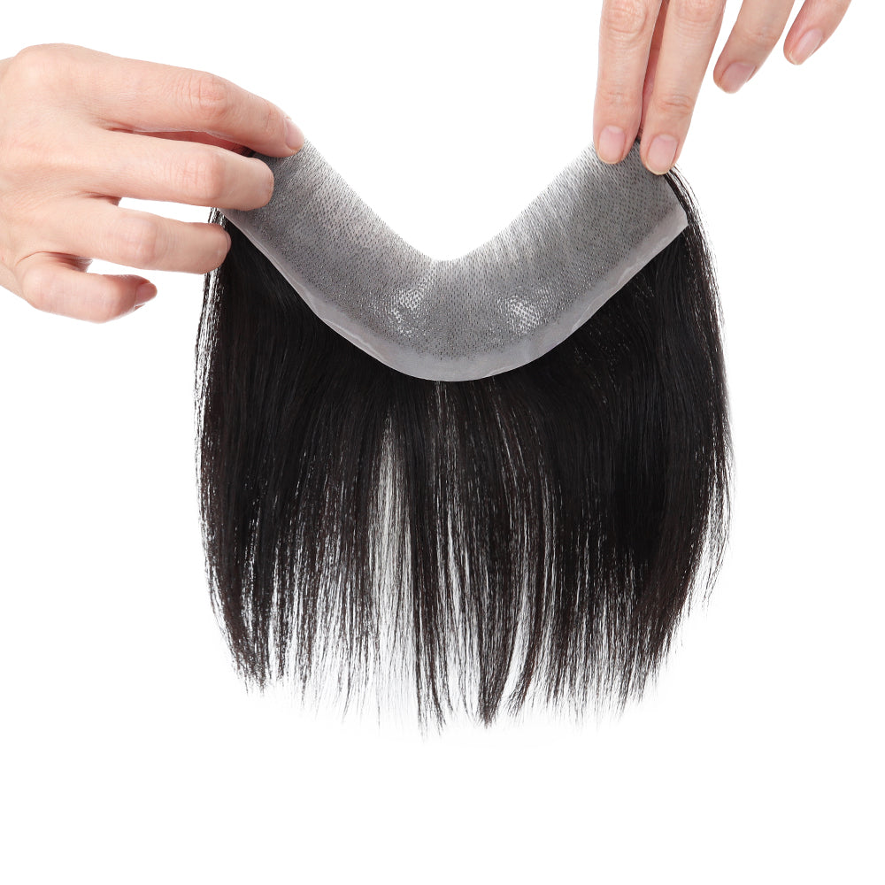 Men&#39;s Frontal Hairpiece Covering Receding Hairline