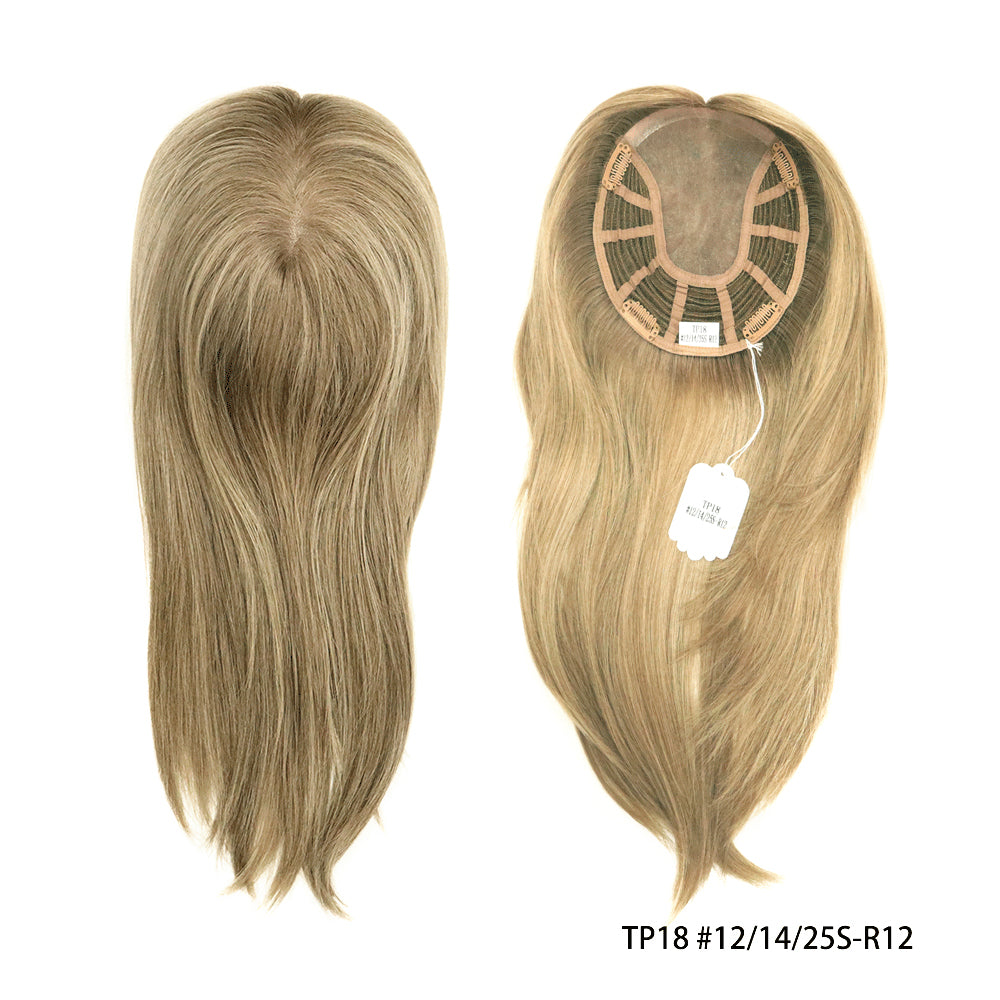 14" Clip-on mono top hårtopper til kvinder