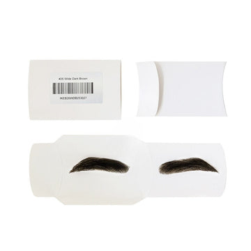 Injection Skin Hand Made Human Hair False Eyebrows