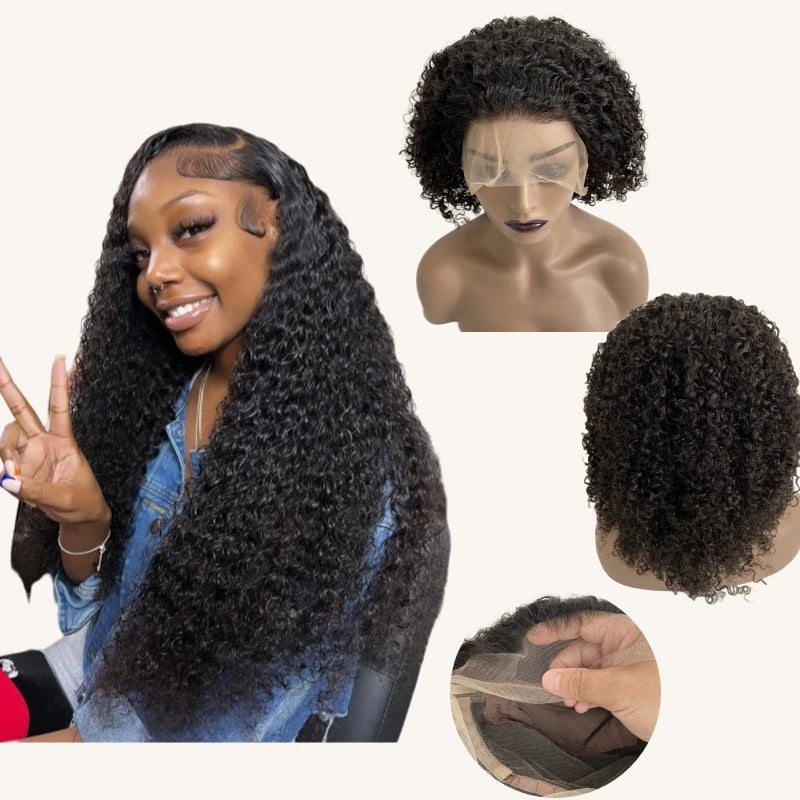 Body Curl 150% Density Full Lace Wig for Black Women