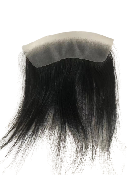 Menneskehår frontal hårdel til kvinders hårlinje/pande