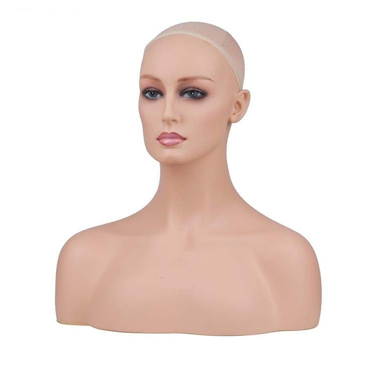 Women&#39;s Mannequin Wig Display, Double Shoulder