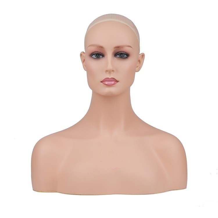 Women&#39;s Mannequin Wig Display, Double Shoulder
