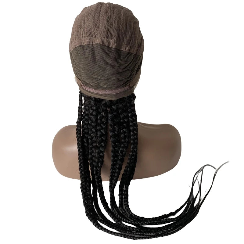 Corn Braids Swiss Lace 180% Density Full Lace Wig for Black Women