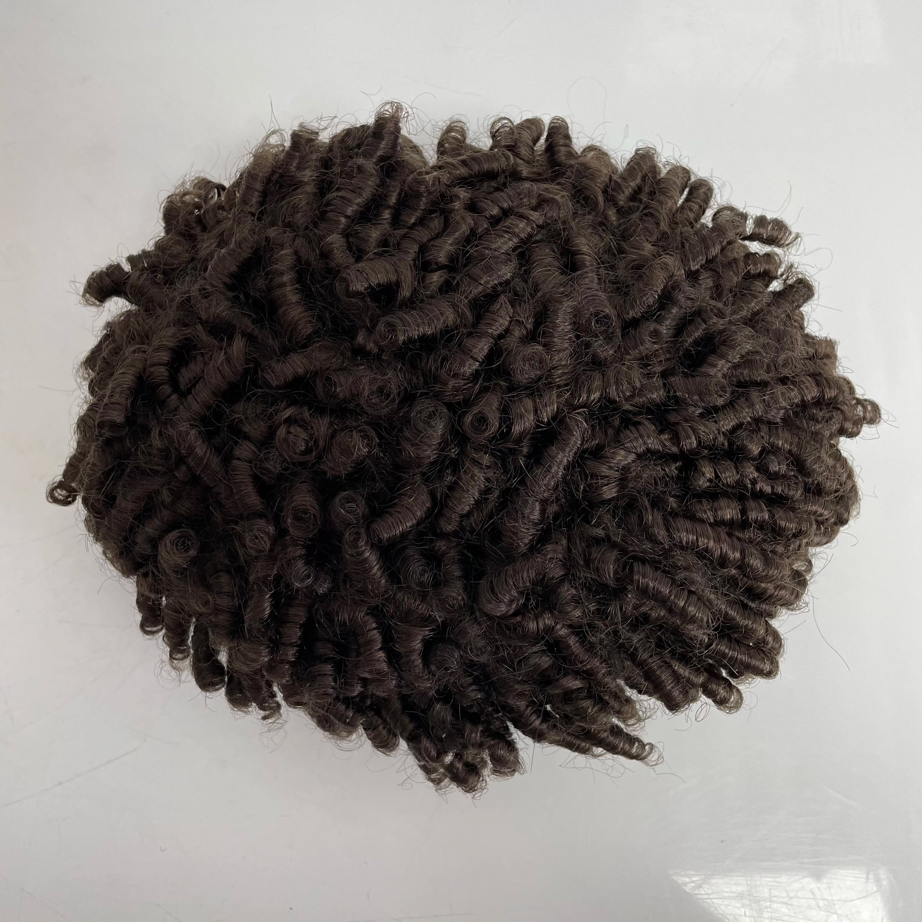 15mm krøl twist dreadlocks AUS toupe til sorte mænd