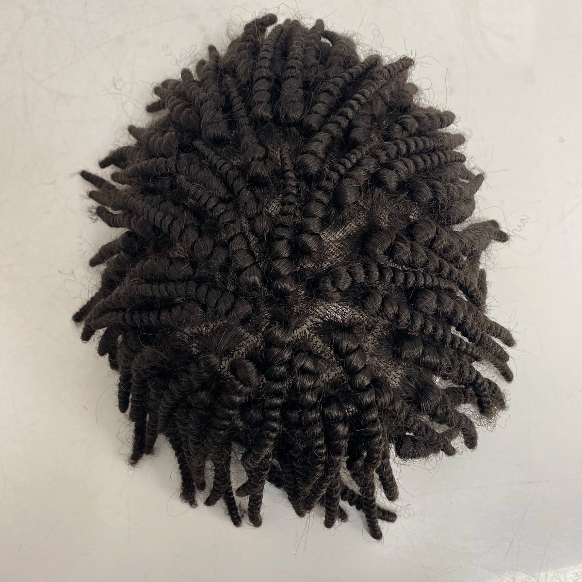 Afro Braids Australia Style Lace with PU Toupee for Black Men
