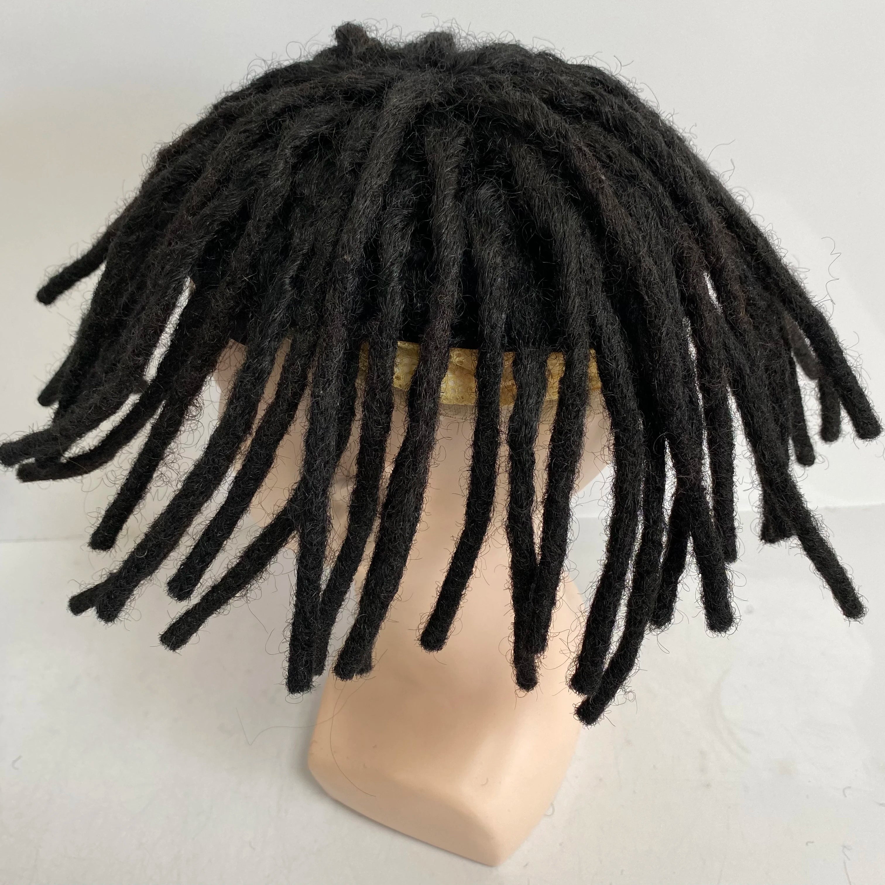 #2 Dreadlocks Full PU Toupees for Black Men