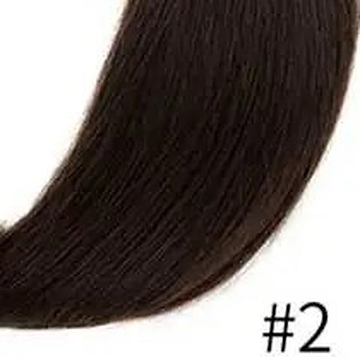 Human Hair Swiss Lace Clips In Toppers for Women - top view 7