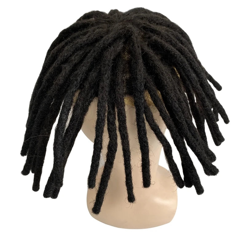 Dredy mono koronka tupet dla czarnoskórych mężczyzn