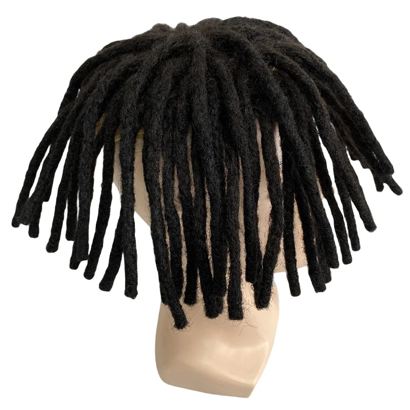 Dredy mono koronka tupet dla czarnoskórych mężczyzn