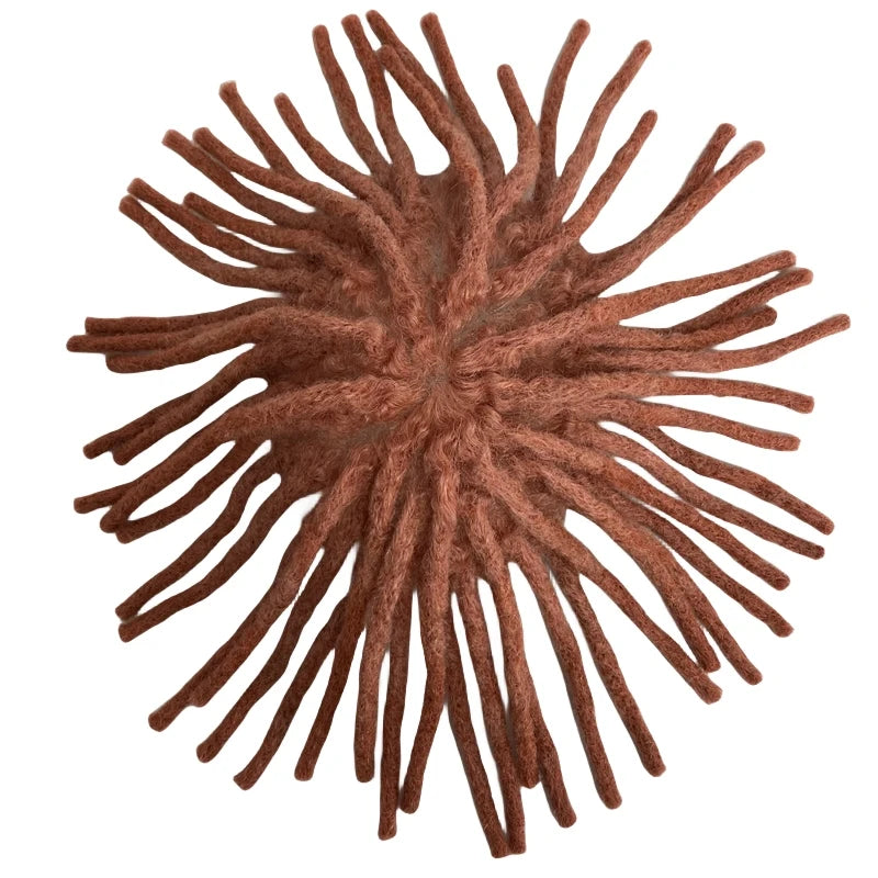 Rózsaszín raszta haj tupé teljes csipkés egység fekete férfiaknak