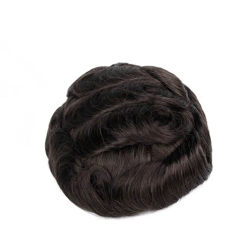 French Lace Center & Skin Perimeter Men's Hair System | 8x10 | Antimicrobial Base — base construction detail