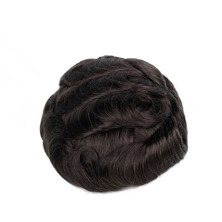 French Lace Center & Skin Perimeter Men's Hair System | 8x10 | Antimicrobial Base