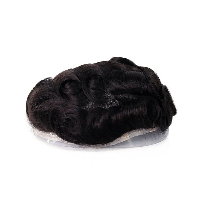 Full Lace Men's Hair System | 8x10 | Antimicrobial Base — product view 3