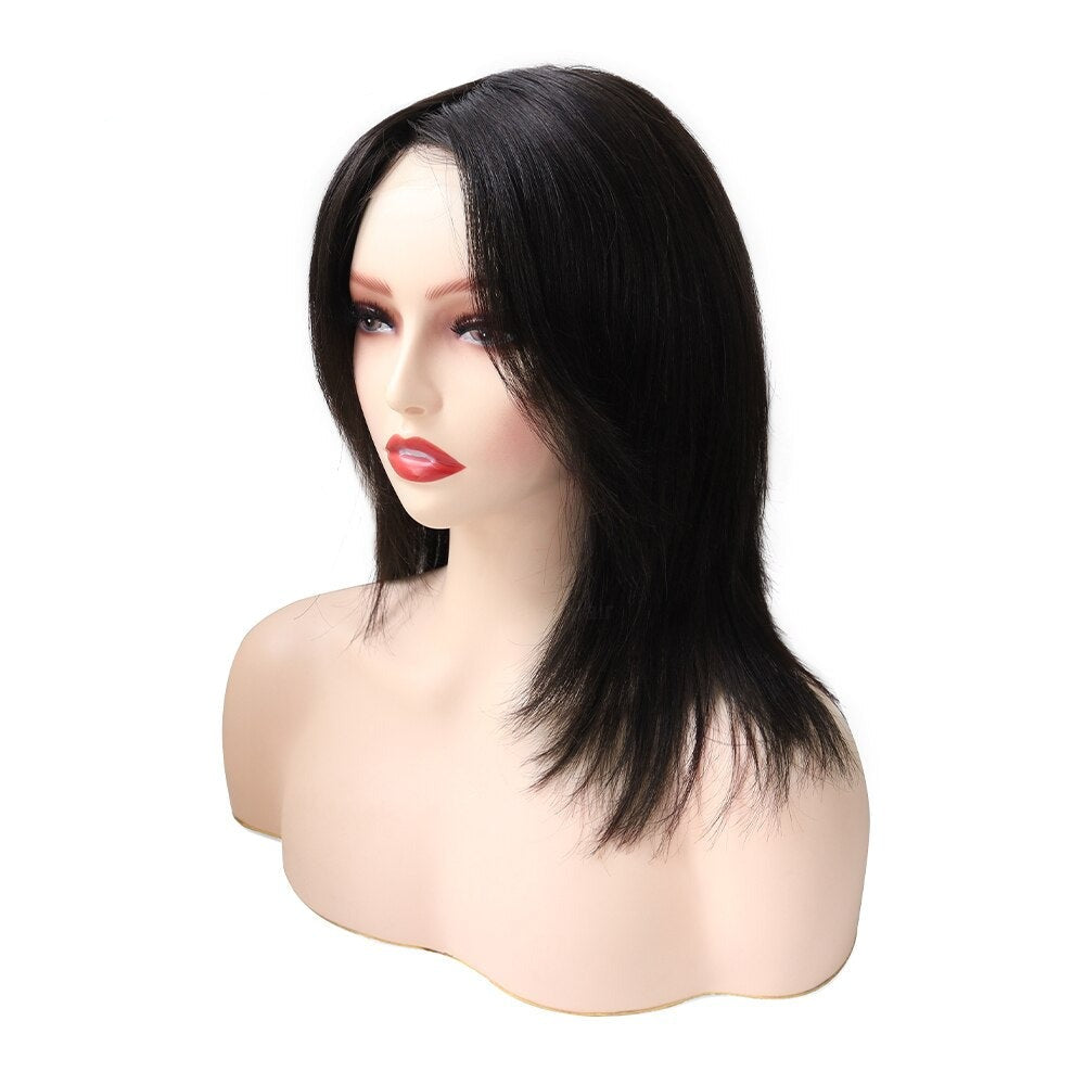 9 Inches Mono Top Wig French Lace Front Women Jewish Wig