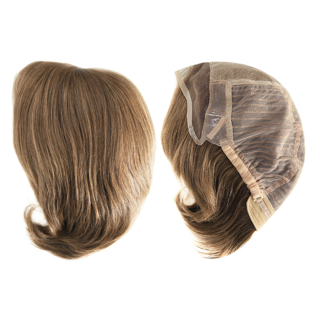 Jomfruhår paryk, injiceret blonde, jødisk paryk til kvinder