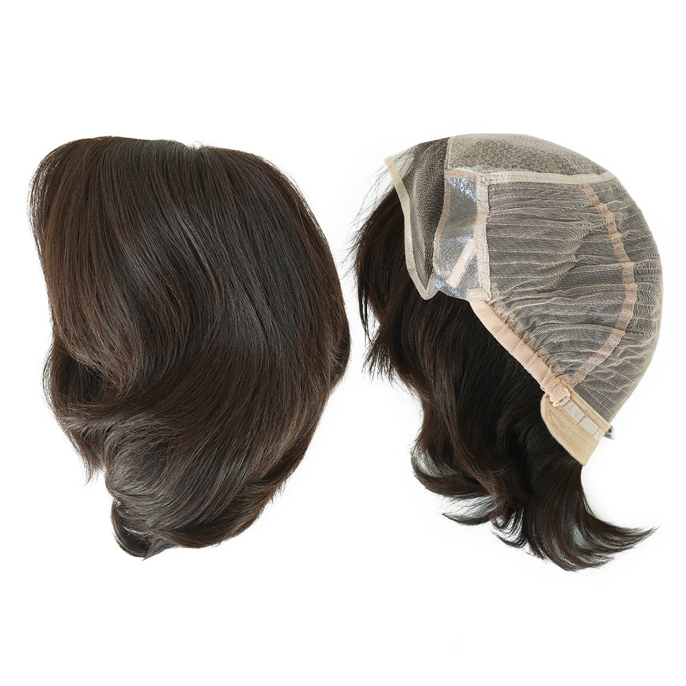 Jomfruhår paryk, injiceret blonde, jødisk paryk til kvinder