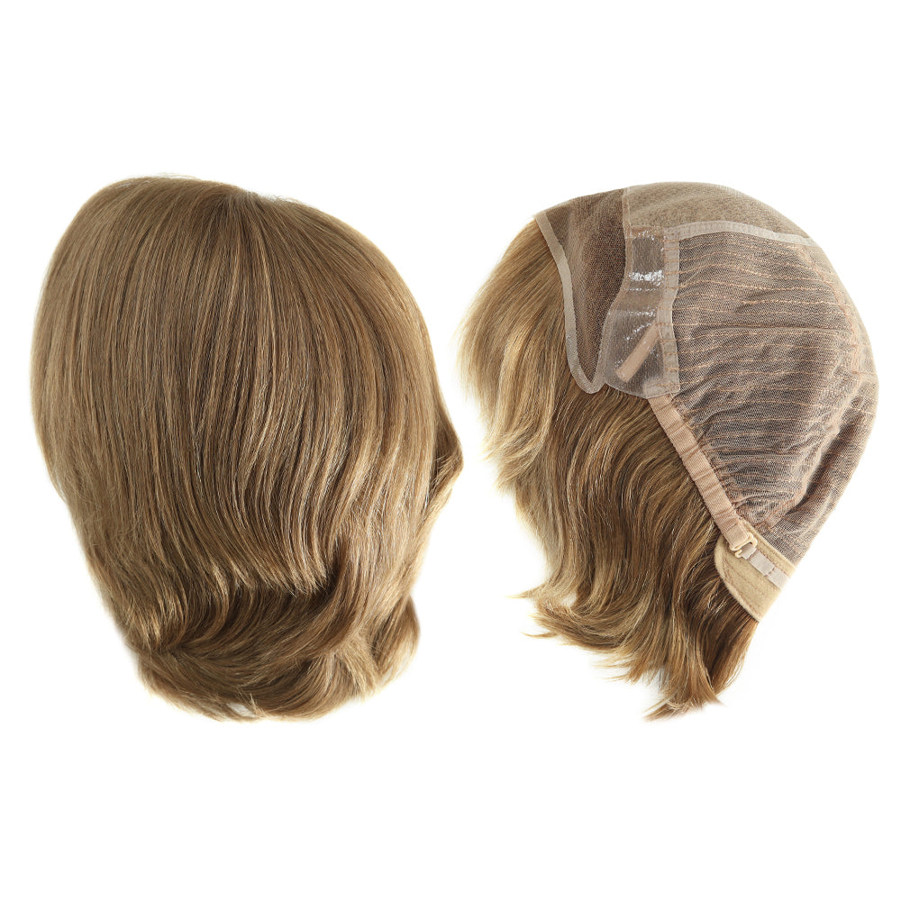 Jomfruhår paryk, injiceret blonde, jødisk paryk til kvinder