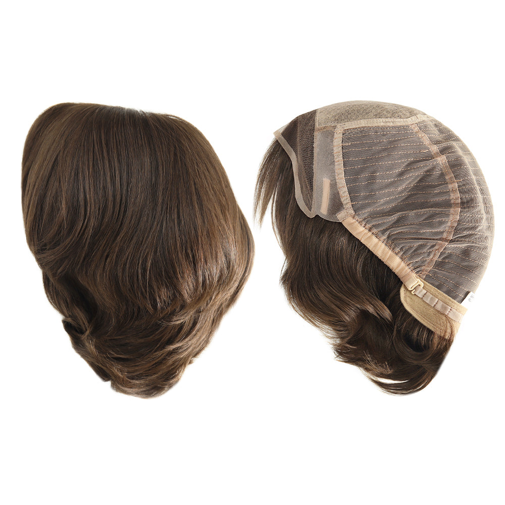 Virgin Hair Wig Injection Lace Jewish Wig for Women