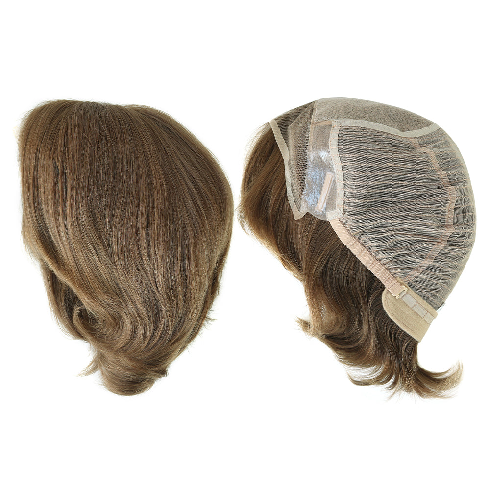 Jomfruhår paryk, injiceret blonde, jødisk paryk til kvinder