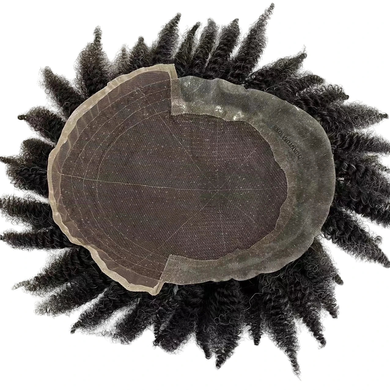 Foxtail afro Q6 toupee blondeenhed til kvinder