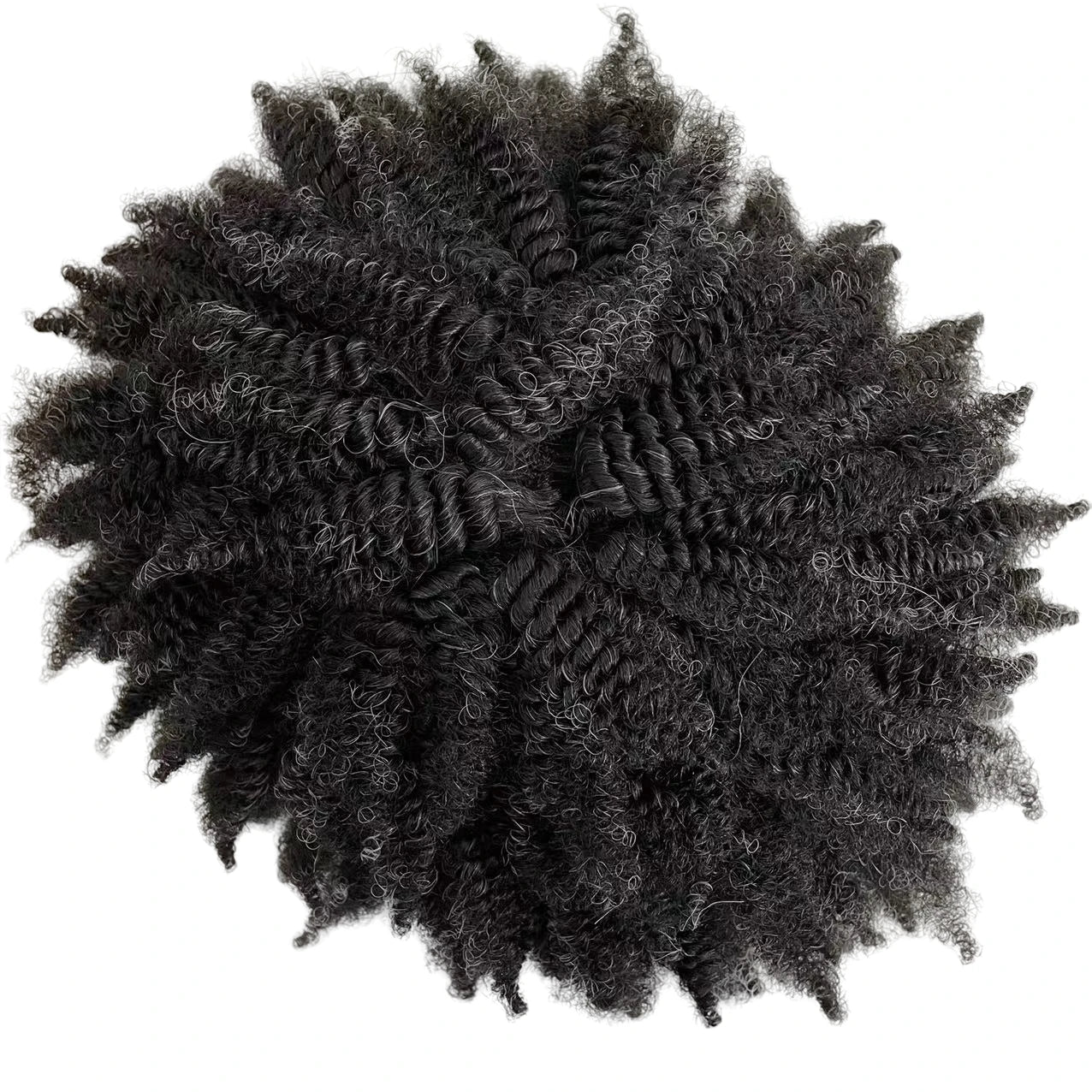 Foxtail afro Q6 toupee blondeenhed til kvinder