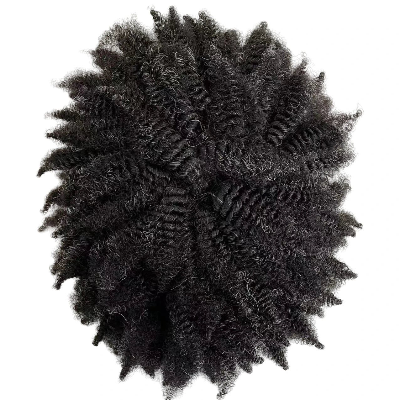 Foxtail afro Q6 toupee blondeenhed til kvinder