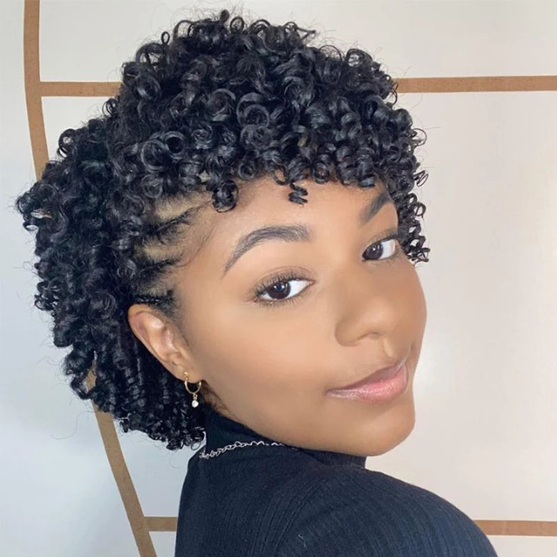 8mm kihara pomppuisa kihara toupee solmittu PU-yksikkö mustille miehille