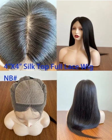 Blonde Full Lace Front Human Hair Wig for Women Remy Silky Smooth Natural Hair