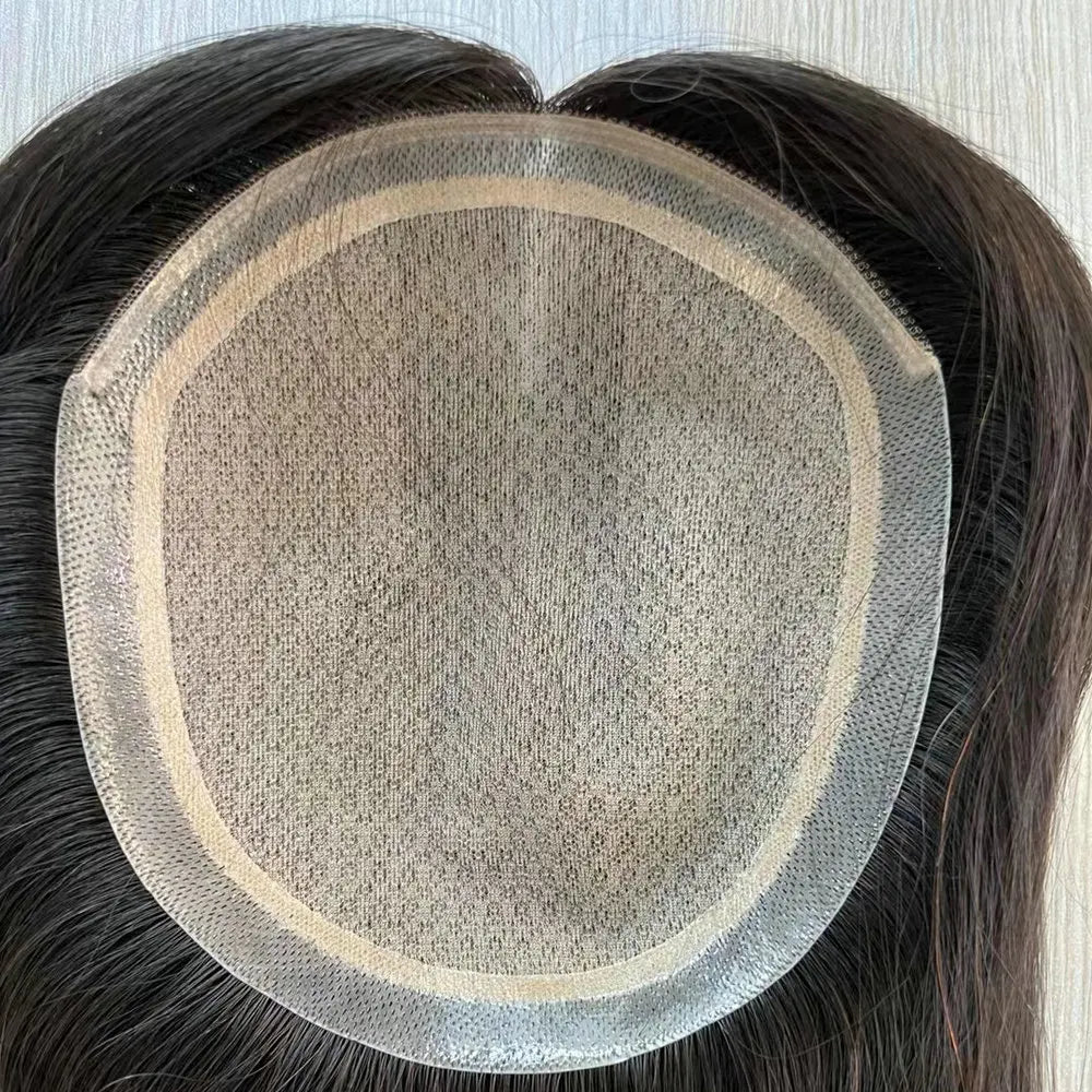 Silk Base Hair Toppers Natural Human Hair Toupee for Women Remy Hairpiece