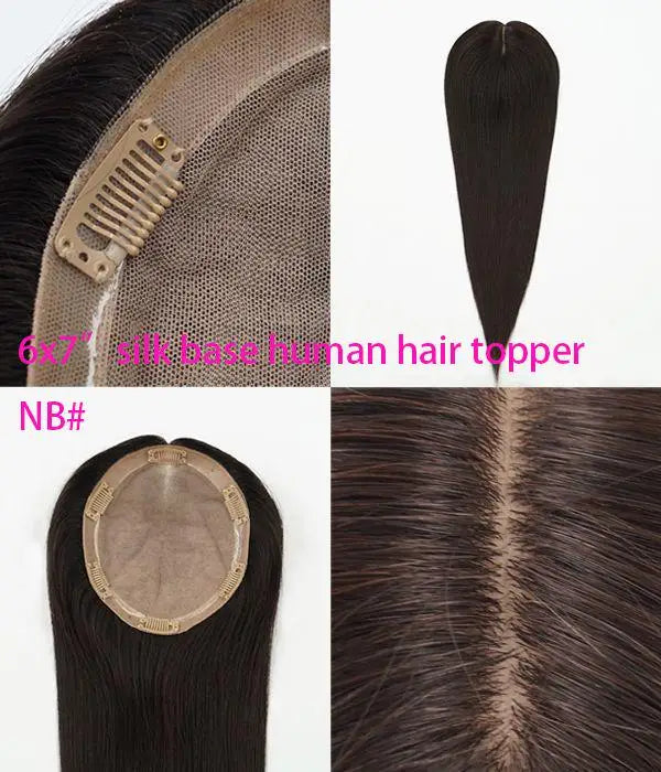 Highlight Remy Human Hair Toppers for Women Natural Jewish Wig Kosher Toupee