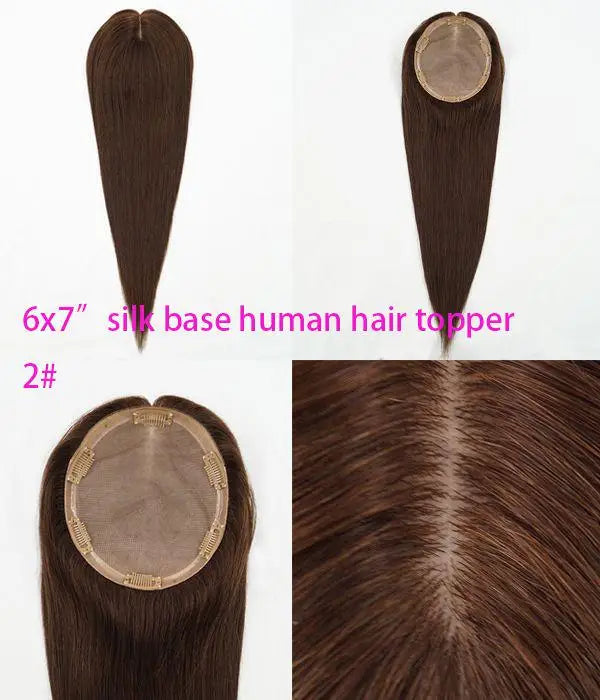 Highlight Remy Human Hair Toppers for Women Natural Jewish Wig Kosher Toupee