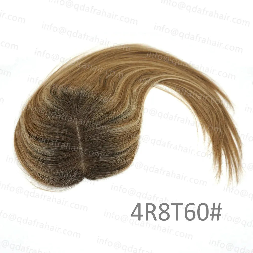 Highlight Remy Human Hair Toppers for Women Natural Jewish Wig Kosher Toupee