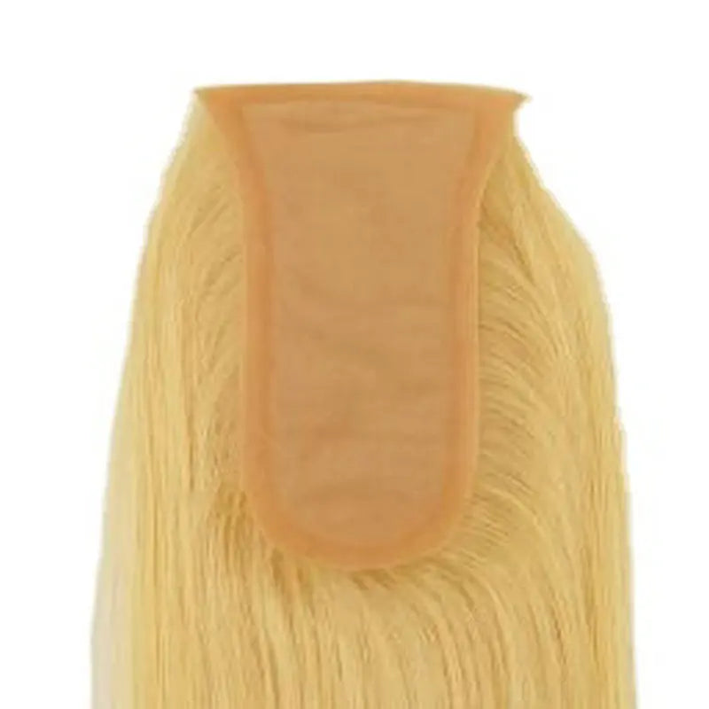 Cheveux humains femmes cheveux naturels Toppers postiches à Base de soie plusieurs couleurs