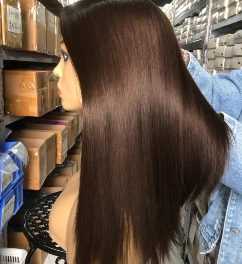 Remy-ihmishiustopperi klipsillä, luonnollinen aito hiuslisäke naisille