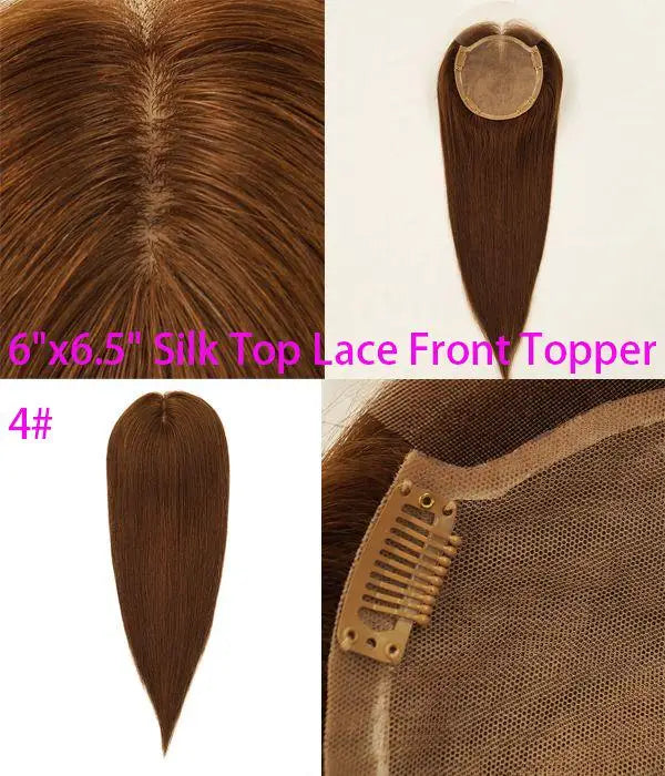 Parte superior de seda dianteira do laço topper loira 613 peruca cabelo remy europeu kosher frente peruca para mulher tp31