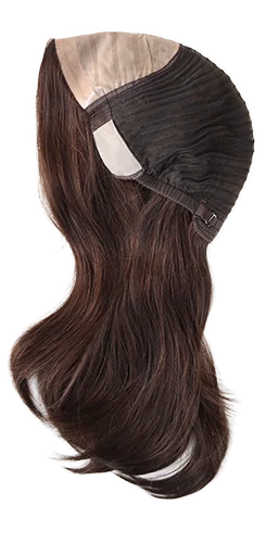 Remy Hair Wig Brown Lace and Poly Coating Replacement for Women